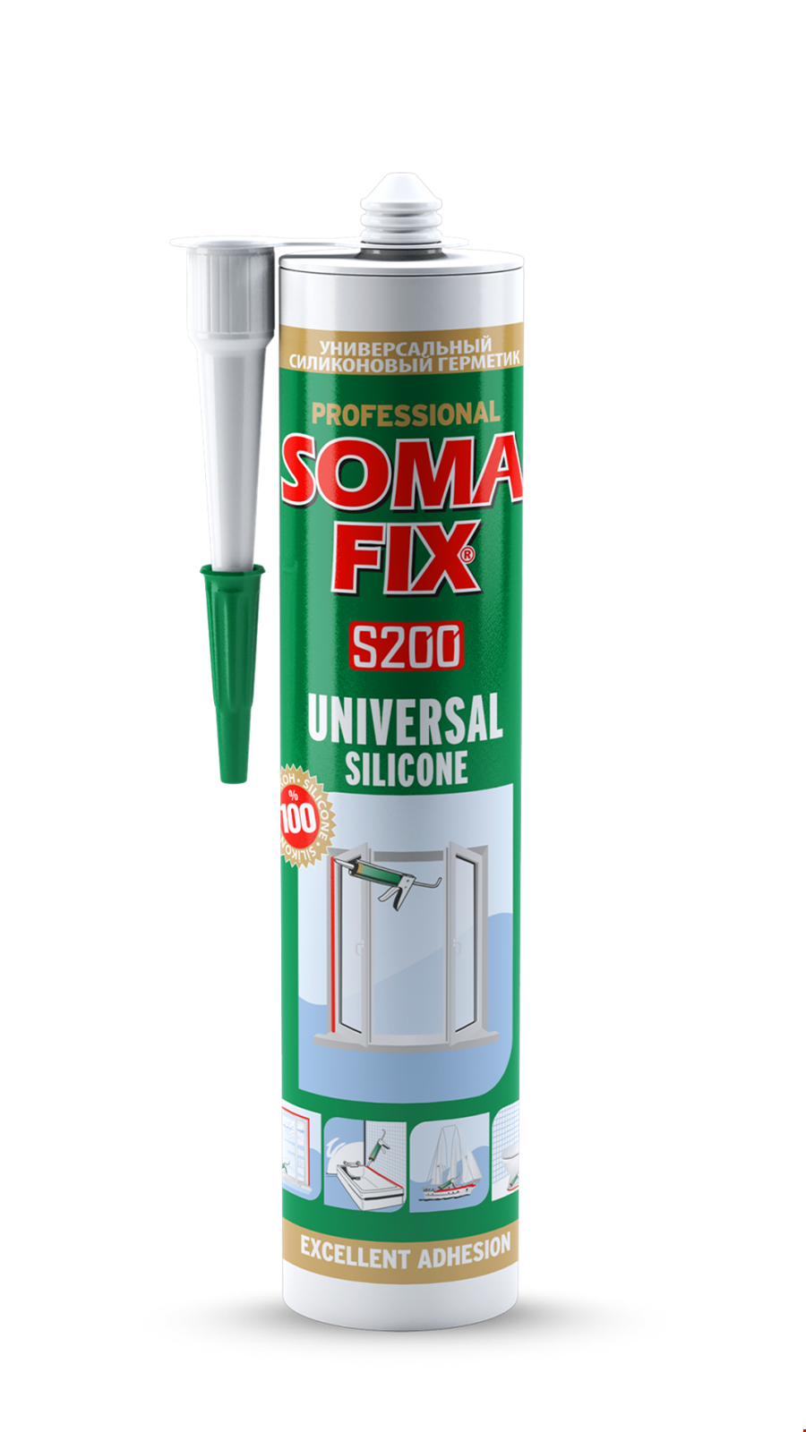 Somafix Silikon Gri 280gr