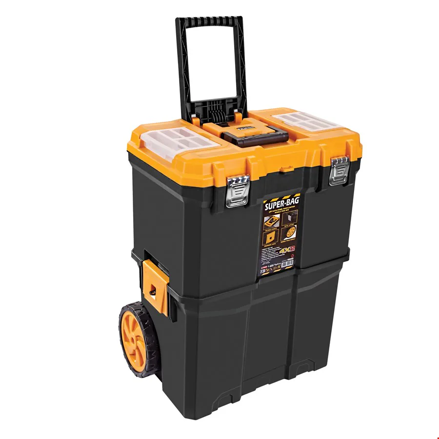 Super Bag ASR-5039 Çift Katlı Mobil Tekerlekli Takım Çantası