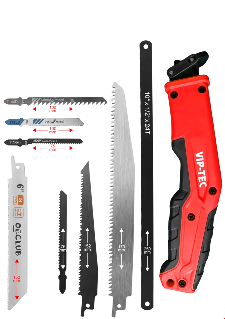 Vıp-Tec 8 Parça MultiFoksiyonel Testere Seti