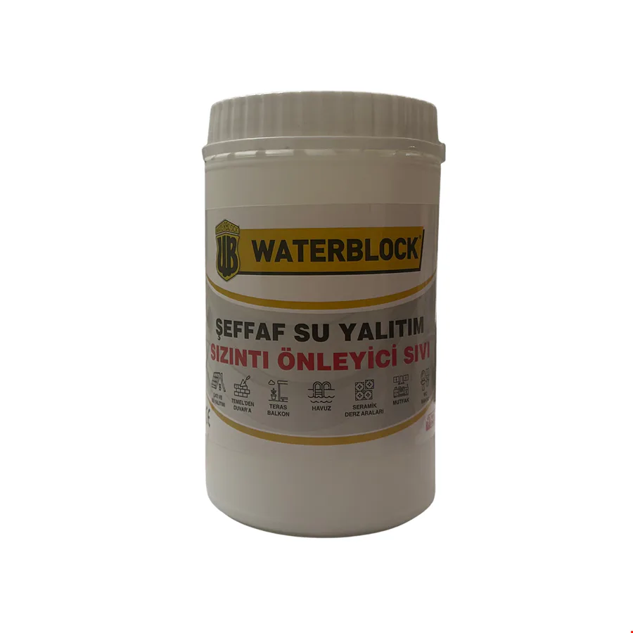 Waterblock Su Yalıtım Likit Şefaf Sukes 1 KG