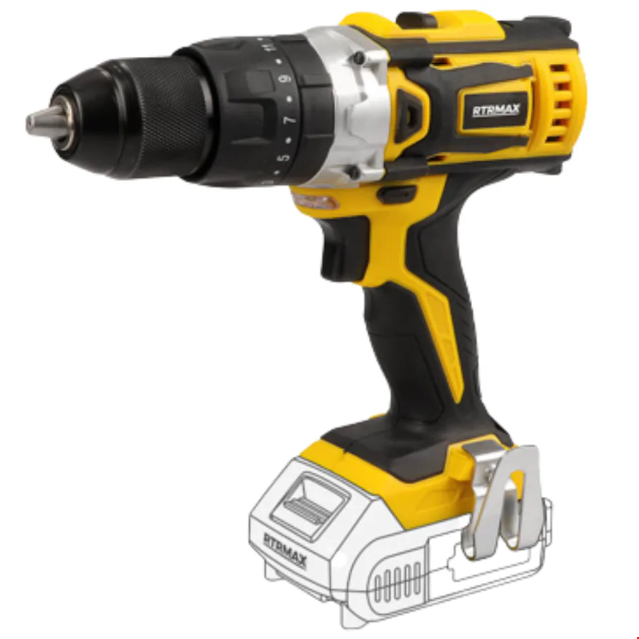 X-LION Rtx1816B Darbeli Matkap 18V. 2 AH Aküsüz