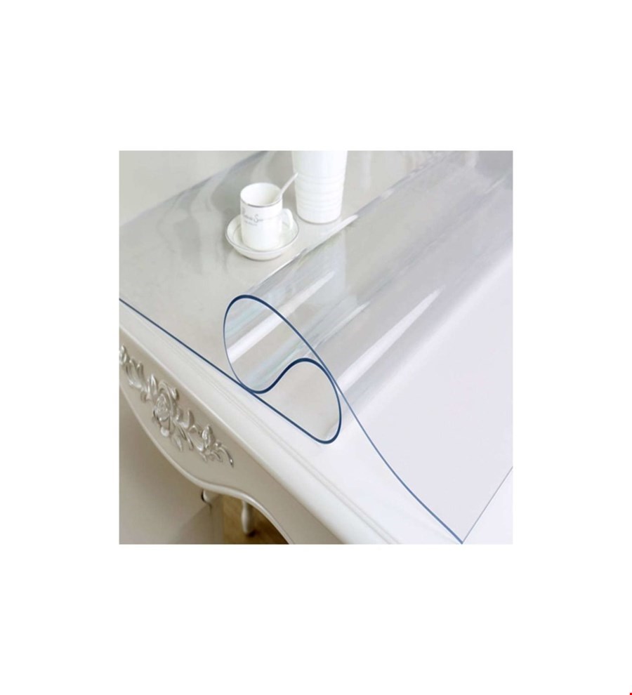 Ymn Şeffaf PVC Masa Örtüsü 1.4 mm 80 cm 20 mt