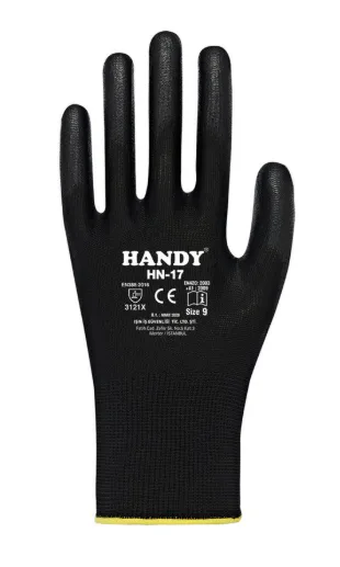 HANDY HN-17 PU ELDİVEN SİYAH NO: 10
