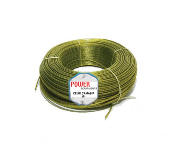 PVC KAPLI TEL HALAT 4 mm (200m)