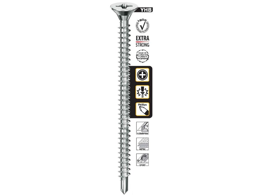 Öztürk SGS8420 Matkap Uçlu Vida YHB 4.8x25 mm