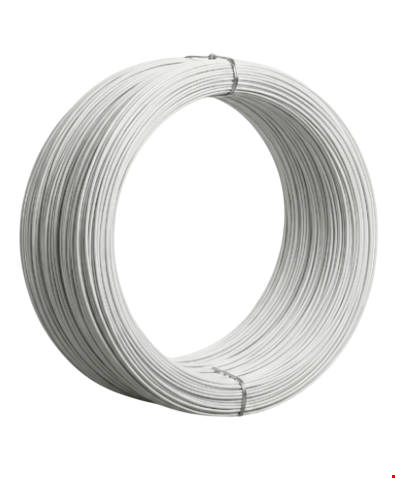 Pvc Kaplı Beyaz Tel 2 mm 20 Kg
