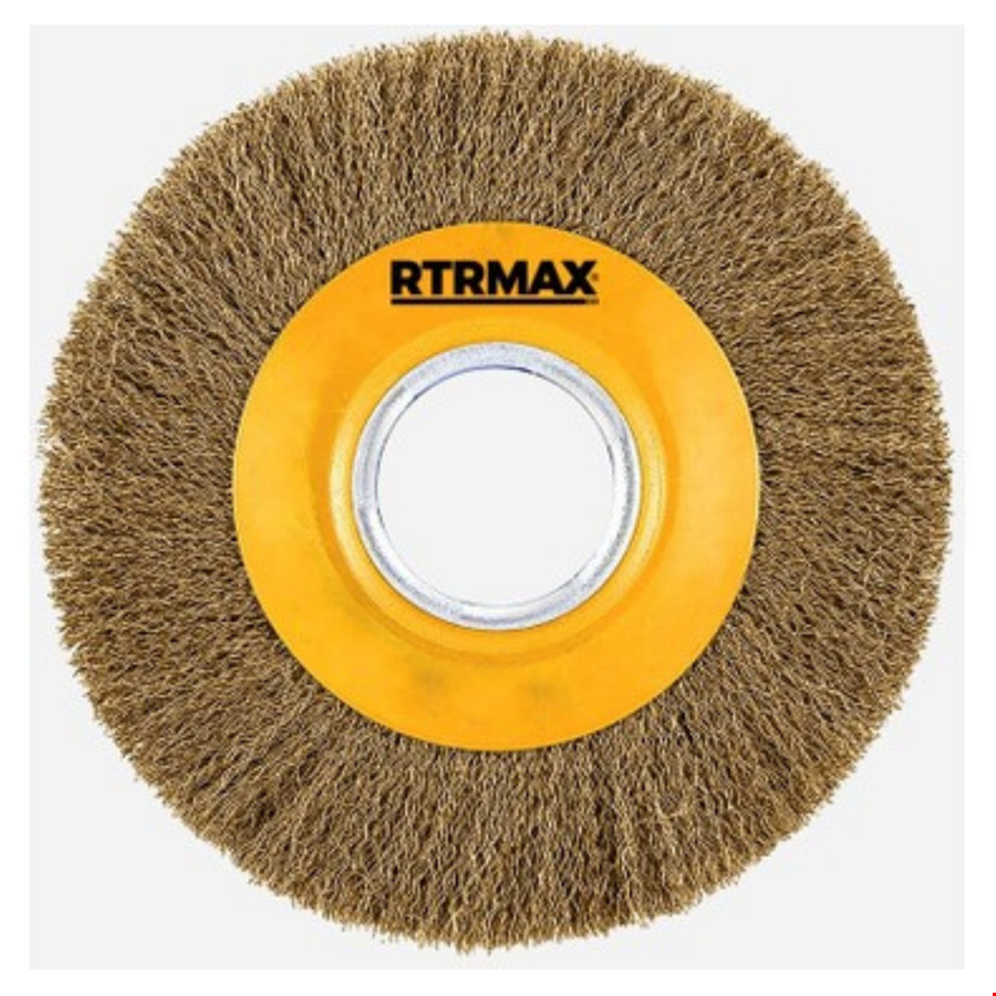 Rtrmax RH23150 Saçaklı Daire Tel Fırça 150 mm