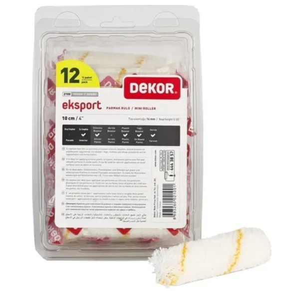 **DEKOR EKSPORT KALR.RULO 10 CM (12.Lİ YEDEK)