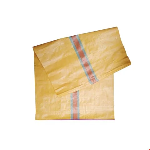 Fındık Çuval Sarı 70*120 85 Gr Overloklu ( 250 Adet)