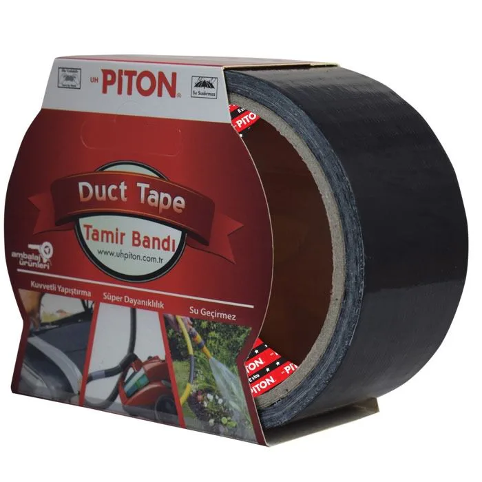 DUCT TAPE TAMİR BANDI 48MM*10M (SİYAH ) PİTON