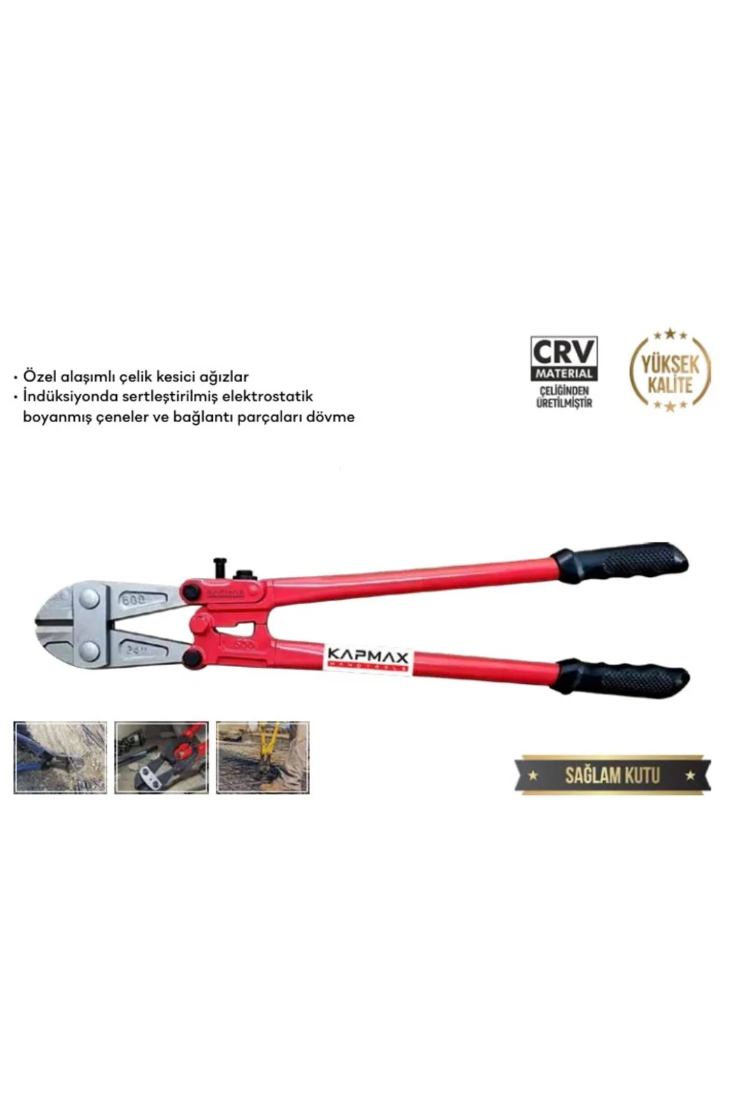 DEMİR KESME MAKASI 24*600 MM KAPMAX