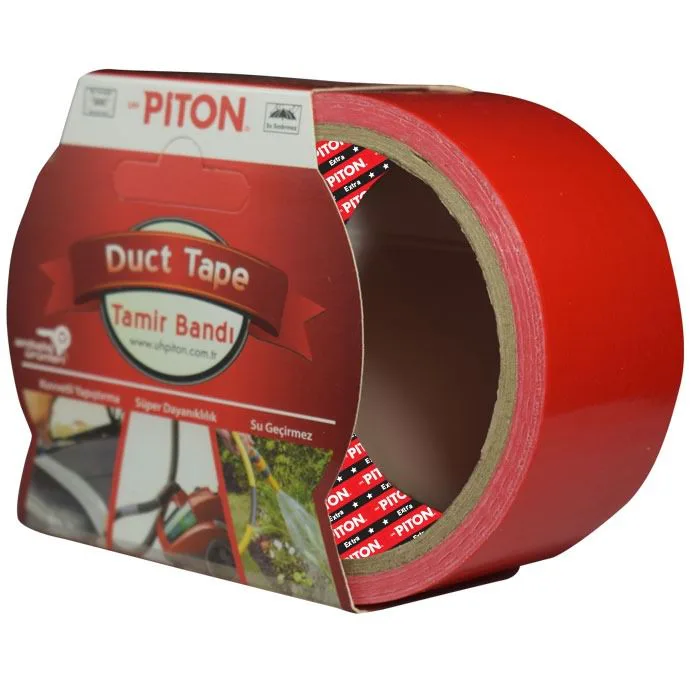 DUCT TAPE TAMİR BANDI 48MM*10M (KIRMIZI) PİTON