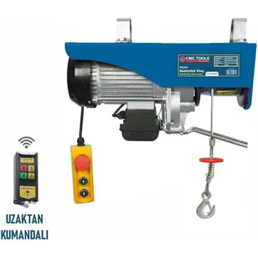 CMC UZAKTAN KUMANDALI MİNİ ELEKTRİKLİ VİNÇ 125-250 KG