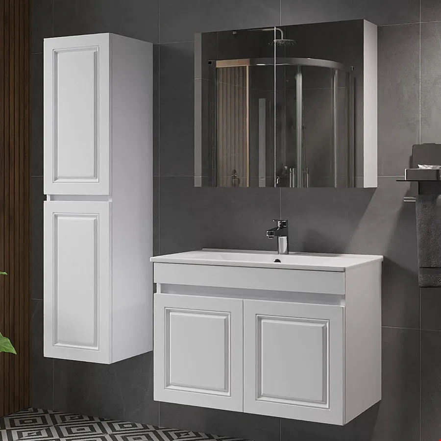 Casper Boy Banyo Dolabı Beyaz