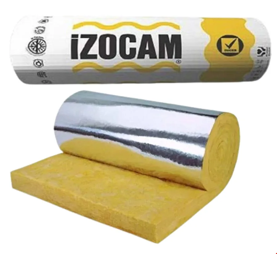 İzocam Çatı Şiltesi ( Cam Yünü) Folyolu ( 9.6 m2 )