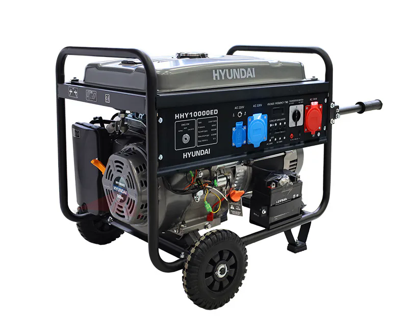 HYUNDAI 10 KW JENERATÖR BENZİNLI DUAL 220W+380W