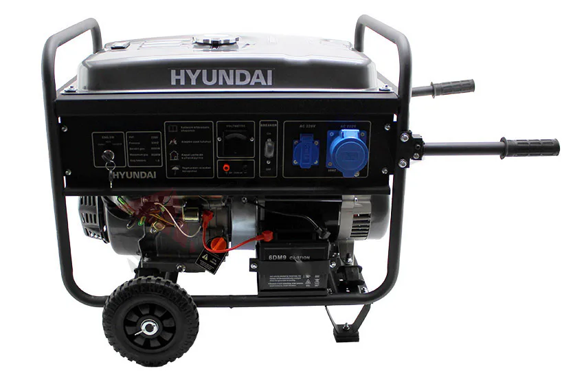 HYUNDAI 380W TRİFAZE JENERATÖR 10 KW BENZİNLI İPLİ-MARŞLI