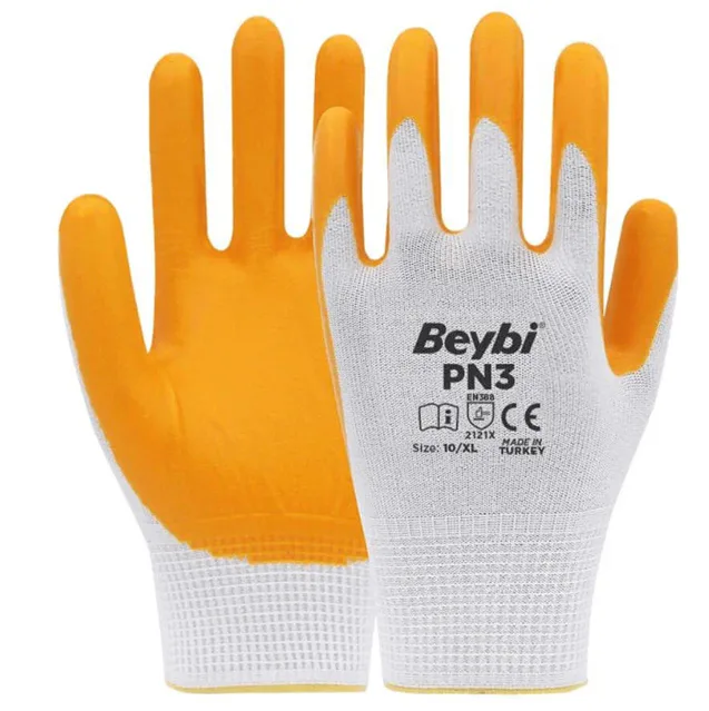 BEYBİ ELDİVEN PN3 BEYAZ-SARI NO:10 (12)