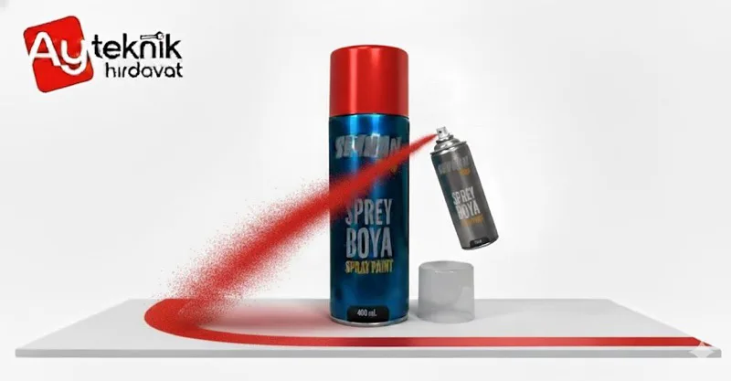 SİP- TRAFİK KIRMIZI AKRİLİK SPREY BOYA 400 ML (15)