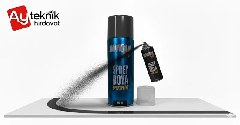 SİP-MAT SİYAH AKRİLİK SPREY BOYA 400 ML (15)