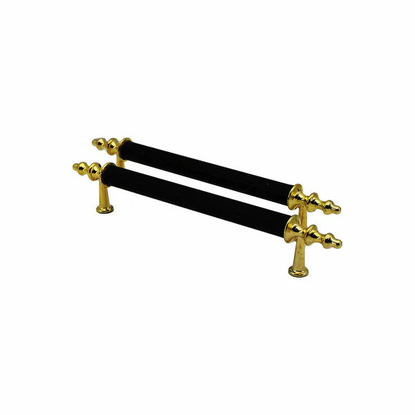 MOBİLYA BORU KULP (ORTA 13 CM)SİYAH ALTIN (10)