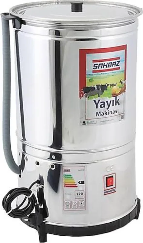 ŞAHBAZ EXPORT YAYIK MAKİNASI OVAL 50 LT