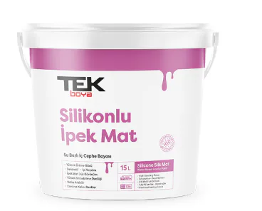 TEK SATENSİ MAT BOYA (BEYAZ ) 2,5 L