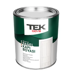 TEK SOLVENT BAZLI PANEL KAPI BOYASI (BEYAZ) 1/1 (6)
