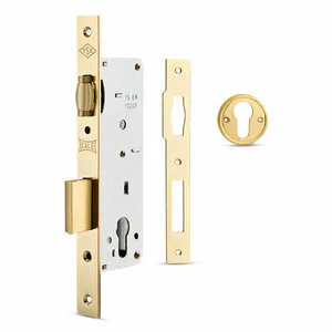 KALE STANDART SİLİNDİRSİZ KİLİT MAKARALI 40 mm SARI