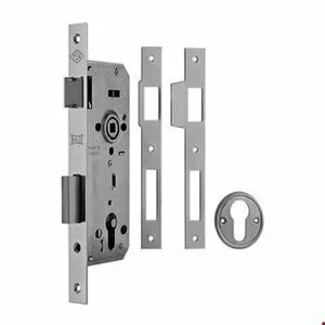 KALE SİLİNDİRLİ DAİRE KİLİDİ ROZETLİ RULMANLI 40 mm NİKEL