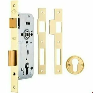 KALE SİLİNDİRLİ DAİRE KİLİDİ ROZETLİ RULMANLI 40 mm SARI