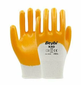 BEYBİ SARI NİTRİL ELDİVEN K-40 NO:9