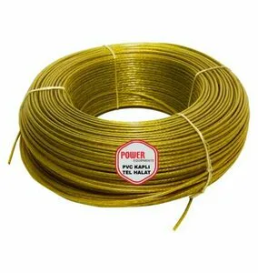 PVC KAPLI TEL HALAT 3 mm