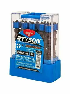TYSON MIKNATIS UÇLU BİTS UÇ ''PH2 X 65 MM'' ÇİFT YÖNLÜ