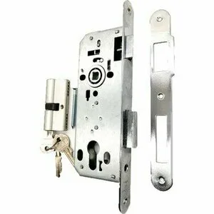 TURSAN YUMA SİLİNDİRLİ GÖMME KAPI KİLİDİ NİKEL OVAL 40 MM