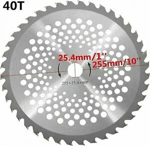KZY TIRPAN TEPSİSİ (ÇİM TESTERESİ) 255MM