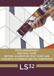 SİBAX LS32 NÖTR DIŞ CEPHE VE YAPI SİLİKONU 300ML GRİ (24)