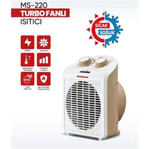 MARSSTAR ISITICI-SOĞUTUCU TURBO FANLI 2000 W (MS-220)