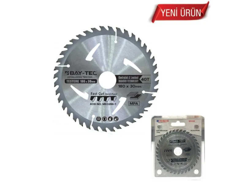 BAYTEC SUNTA ELMAS TESTERE 180*22-23 MM (12 Adet)