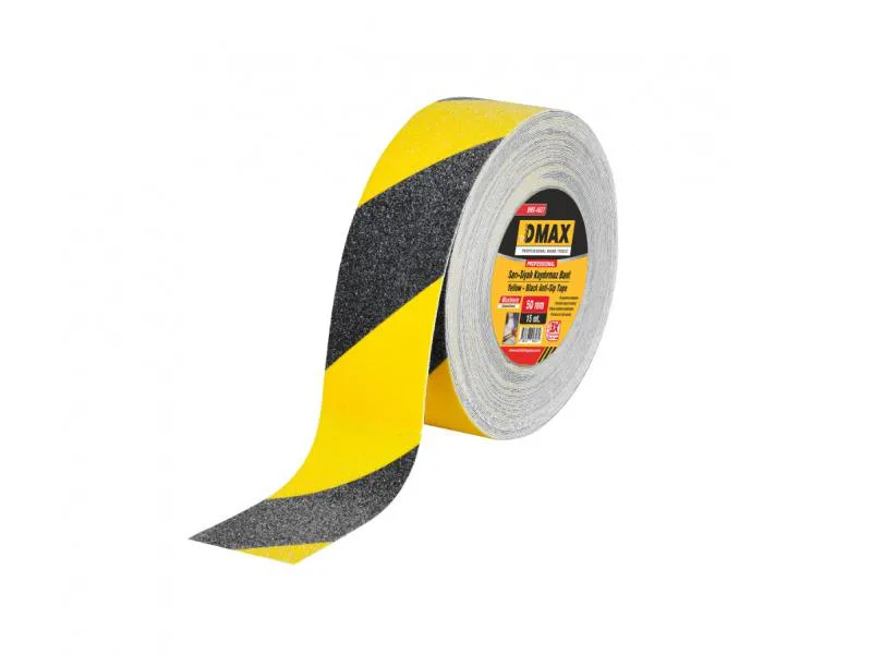 DMAX KAYDIRMAZ BANT SARI SİYAH 25MM*15MT